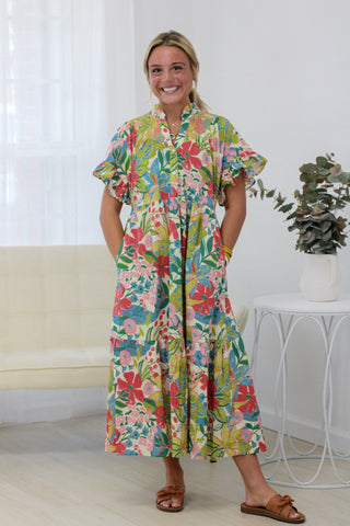 Dreaming About You Floral Midi Dress
