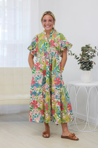 Dreaming About You Floral Midi Dress