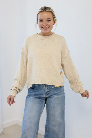 Lovin' Every Day Sweater in Oatmeal