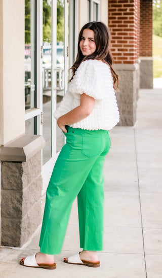 Special Occasion Balloon Sleeve Top
