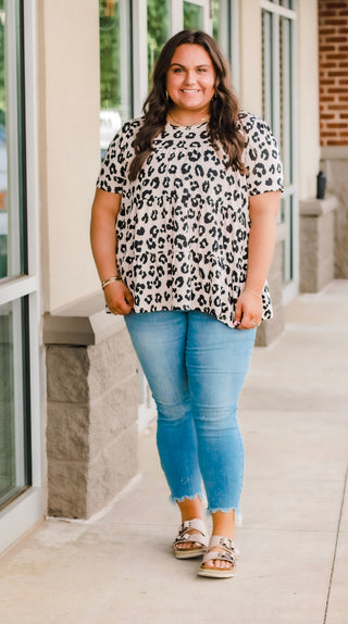 The O.G. Tiered Leopard Top