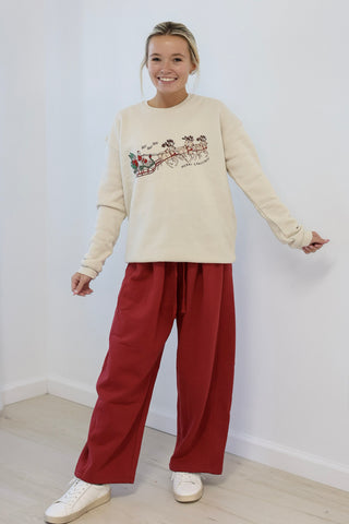 HOHOHO MERRY CHRISTMAS Graphic Sweatshirt