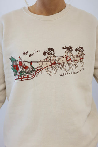 HOHOHO MERRY CHRISTMAS Graphic Sweatshirt