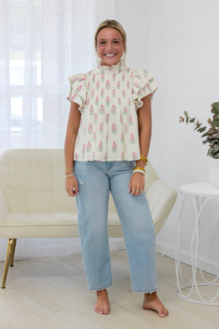 Meant to Be Fun Print Blouse