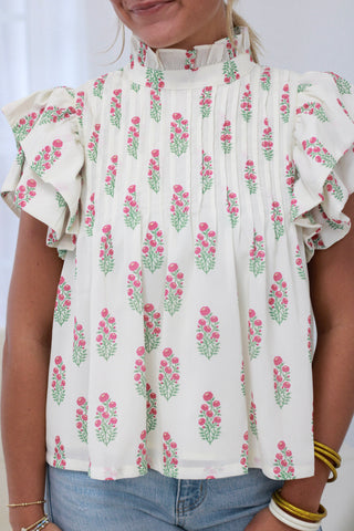 Meant to Be Fun Print Blouse