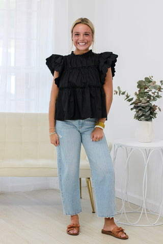 Little Black Blouse