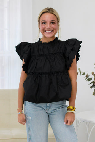 Little Black Blouse