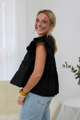Little Black Blouse
