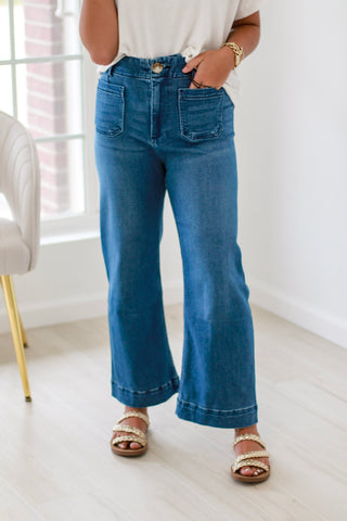 Stylish Girl Fashion Mica Wide Leg