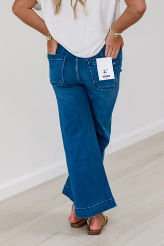 Stylish Girl Fashion Mica Wide Leg