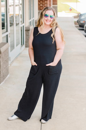 On the Road Ribbed Jumpsuit