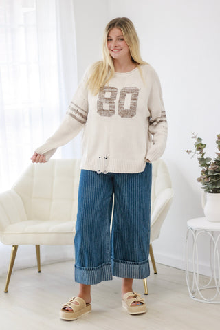 The Numbers Game Comfy Sweater
