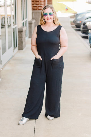 On the Road Ribbed Jumpsuit