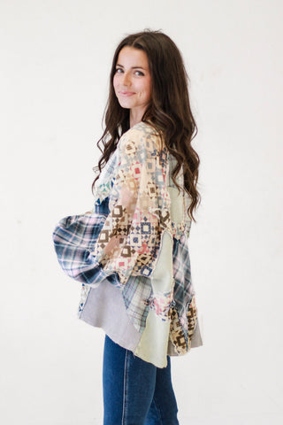 Picked For You Patched Top by Oli & Hali