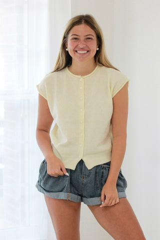 Go Your Own Way Button Up in Ivory