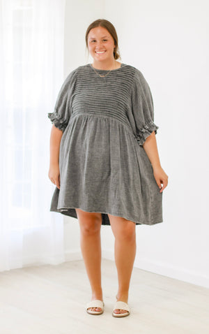 Life is Good Dress in Black