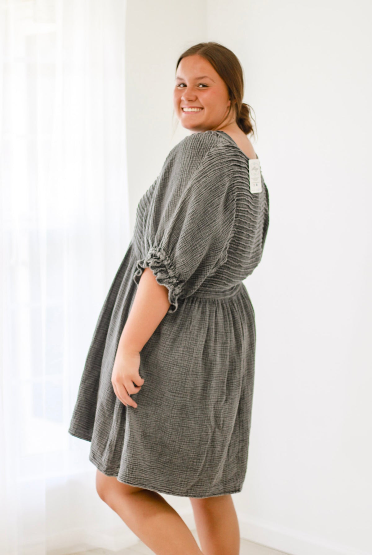 Life is Good Dress in Black