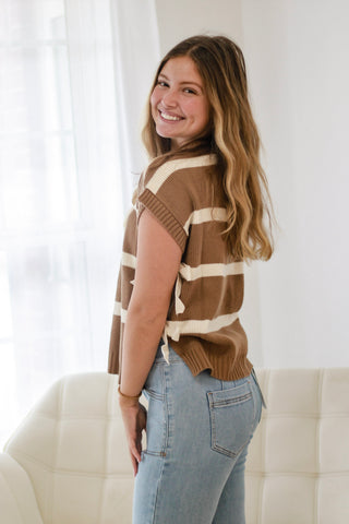 The Soft Standard Top in Light Brown