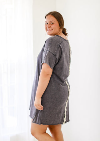 Peaceful Life Navy Dress