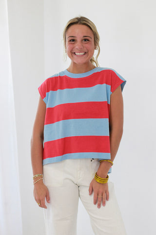 Americana Stripes Casual Top