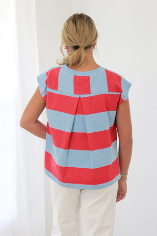 Americana Stripes Casual Top