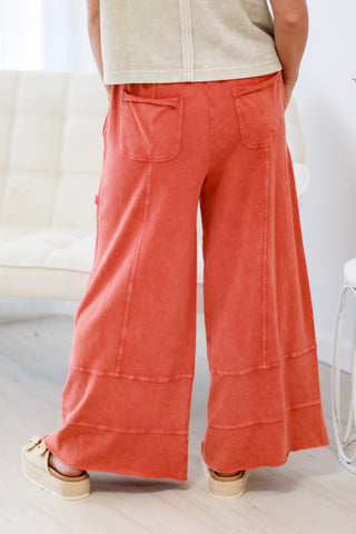 Do You Need Me Wide Leg Pants in Tapatio
