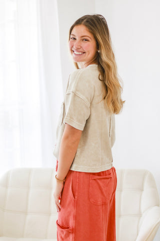 Bringing You Home Top in Sand