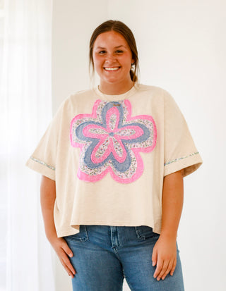 Blooming Personality Top in Cream