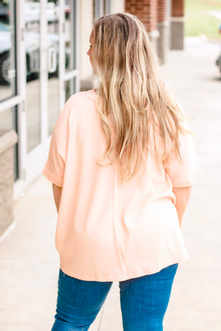 The In Crowd Cantaloupe Top