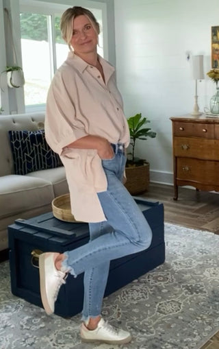 Seize the Day Judy Blue Mid Rise Skinny Jeans