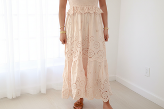 Peachy About You Maxi Dress