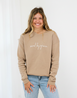 Saved by Grace Comfort Fleece Sweatshirt