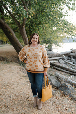 Mustard For Days Leopard Sweater