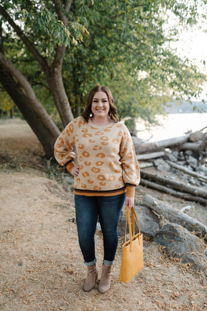 Mustard For Days Leopard Sweater