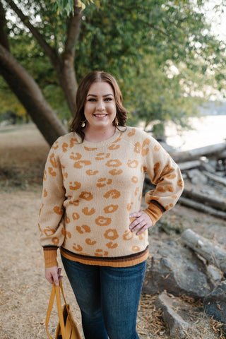 Mustard For Days Leopard Sweater