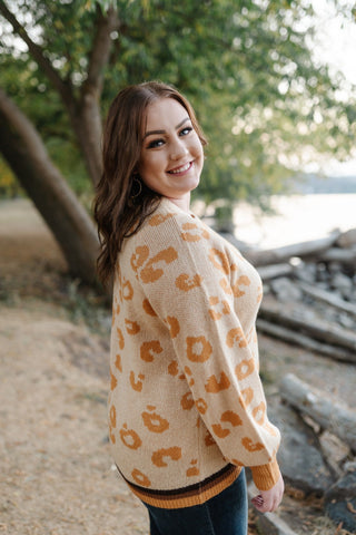 Mustard For Days Leopard Sweater