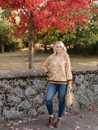 Mustard For Days Leopard Sweater