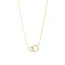 Delicate Double Circle in Gold