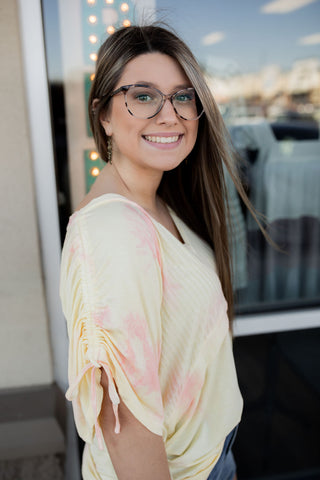 Lemon Creamsicle Top