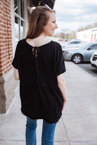 I Found You Bow-Tie Top