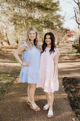 Go for It Gingham Check in Blue