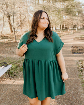 Happy Hunter Green Dress