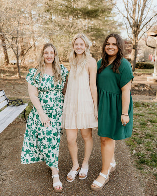 Happy Hunter Green Dress