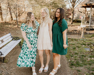 Happy Hunter Green Dress