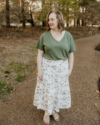 Floral Feeling Maxi Skirt