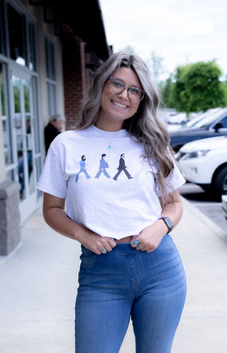 Distressed Vintage Tee- Beatles