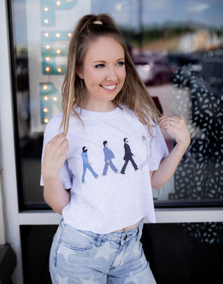 Distressed Vintage Tee- Beatles