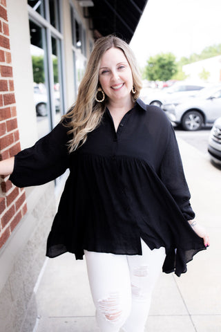 All Sass Black Tunic