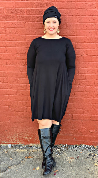 Black Swing Dress