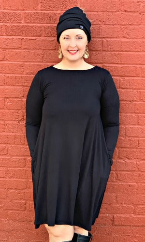 Black Swing Dress